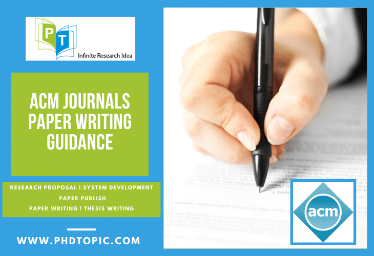  Best ACM Journals Paper Writing Guidance Online 