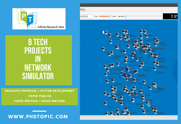 Best B.Tech Projects in Network simulator with source code