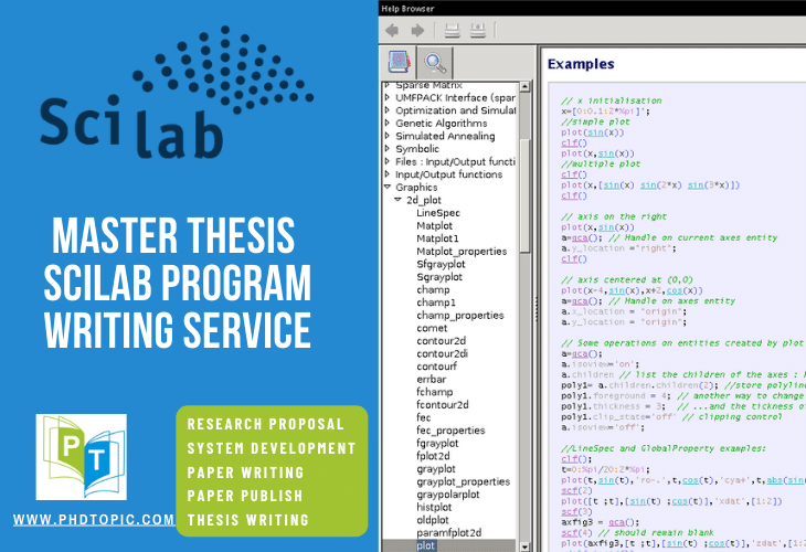 Master Thesis Scilab Programming Writing Service Online 