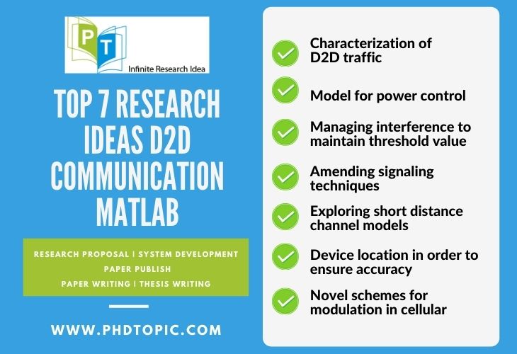 Top 7 Research Ideas for D2D Communication Projects