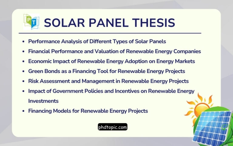 solar energy thesis topics